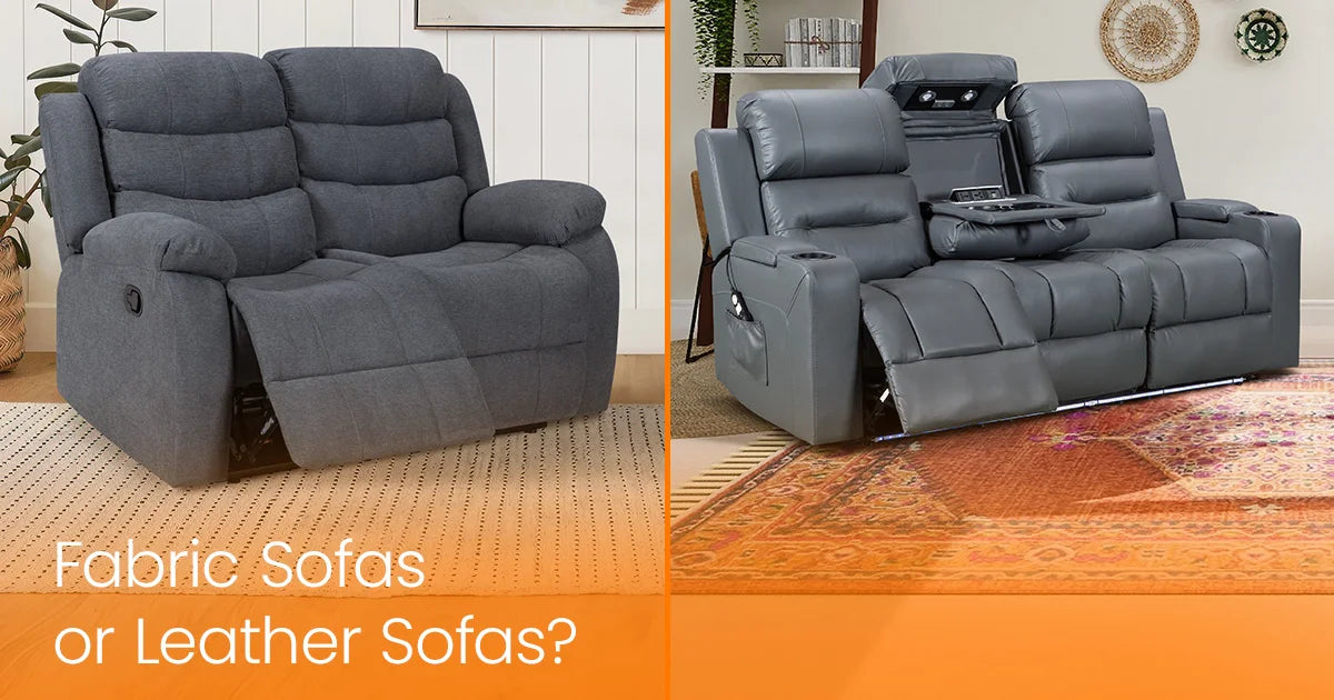 Fabric Sofas or Leather Sofas?