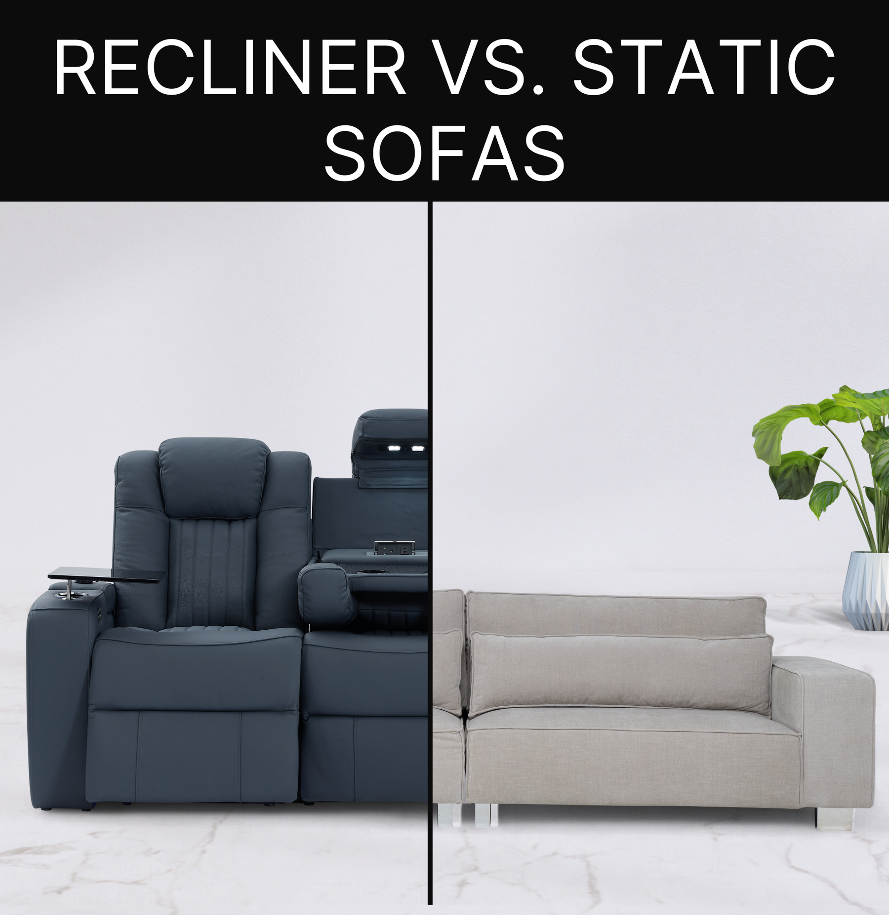 Recliner Sofa vs. Static Fabric Sofas: Which is the Perfect Fit for Your Home?