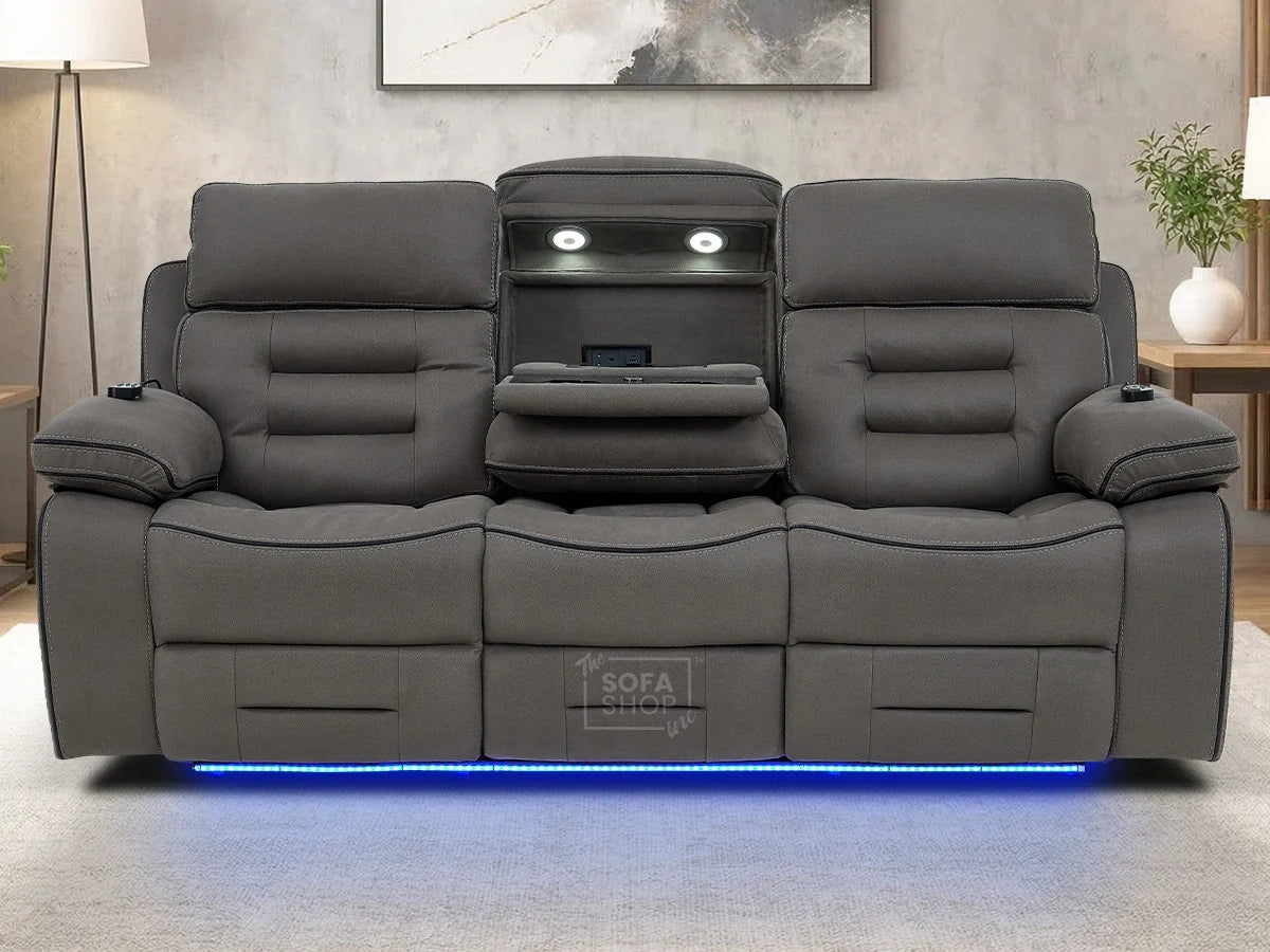 Grey Recliner Sofas
