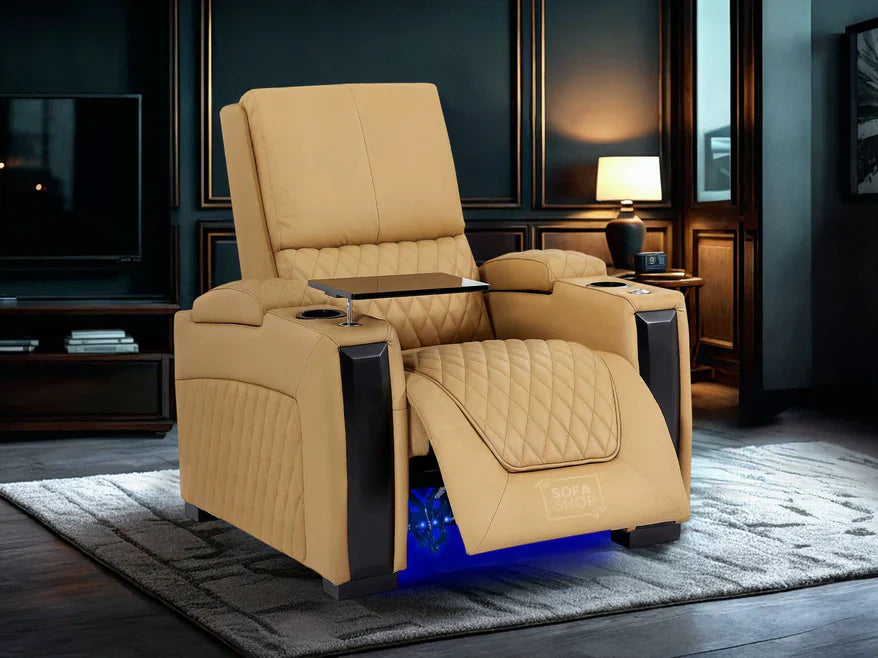 Tan Leather Recliner Chairs