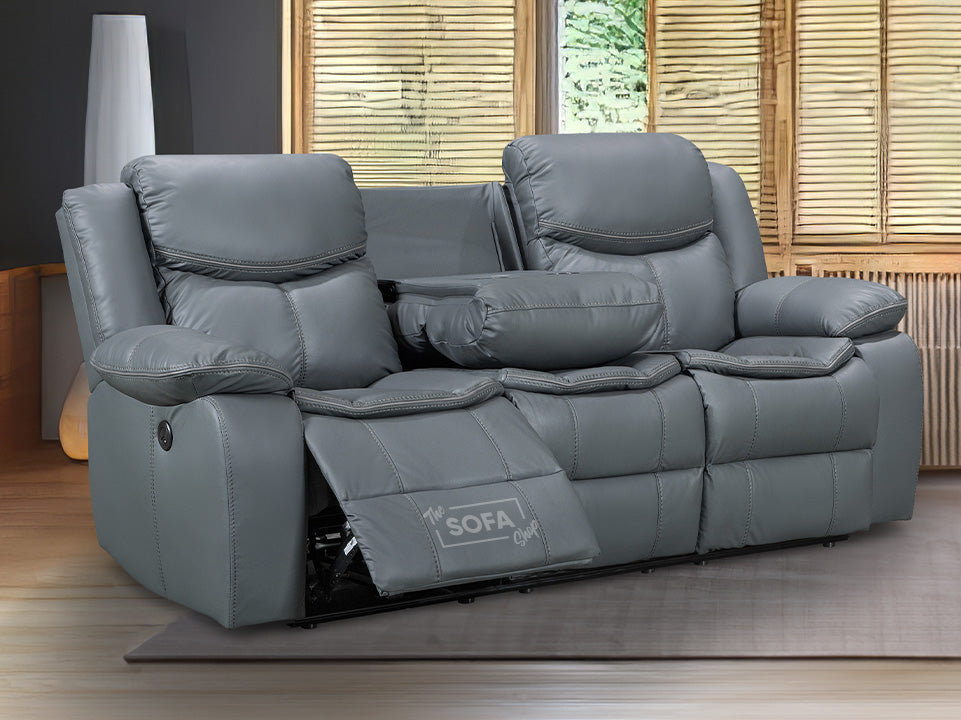 3 Seater Real Leather Sofas