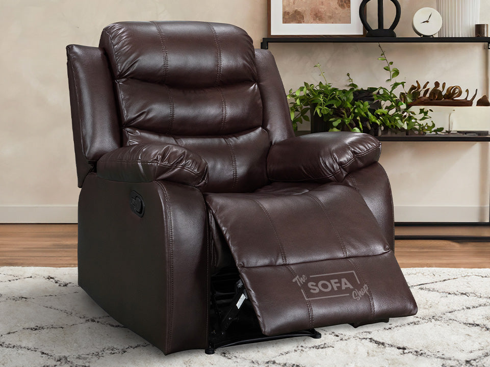 Brown Leather Recliner Chairs