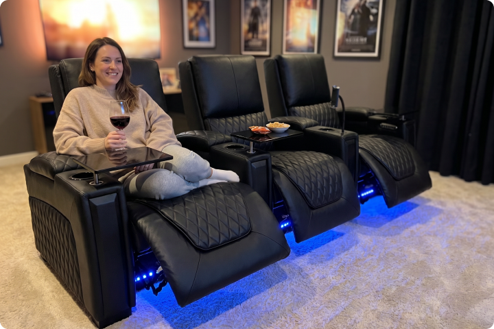 Recliner Sofas with Cooling Cup Holders