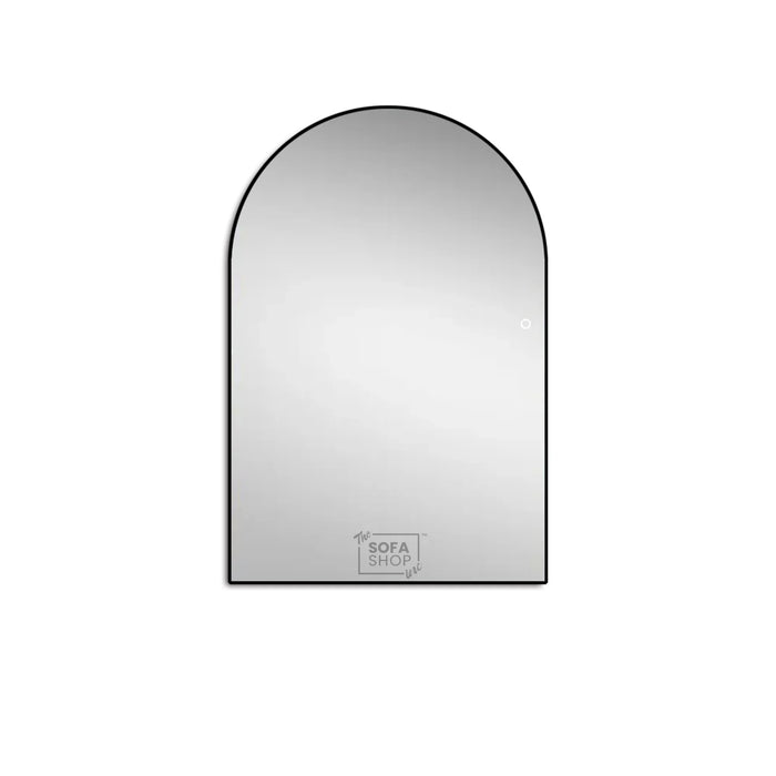Arched Metal Frame Mirror with 5mm Glass in Gold, Black, and Silver