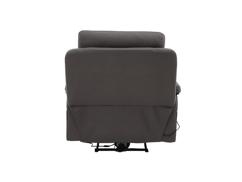 1 Seat Electric Recliner Chair Home Cinema Armchair | Grey Fabric | Vinsonova