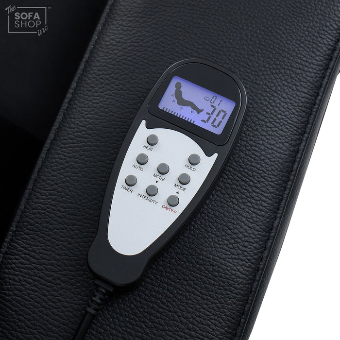 2 Seater Smart Tech Electric Recliner Cinema Sofa | Luxury Theatre Seating | Black Real Leather | Assisi
