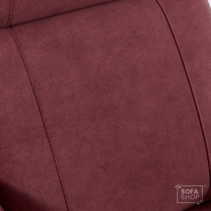 2 Seater Smart Tech Electric Recliner Cinema Sofa | Luxury Theatre Seating | Purple Velvet Fabric | Rimini