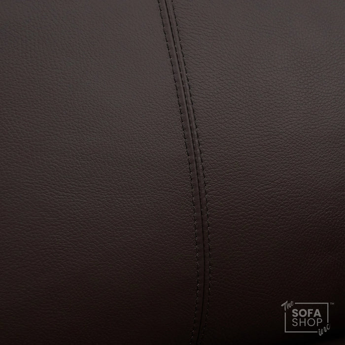 1 Seater Electric Recliner Chair | Brown Real Leather | Turin