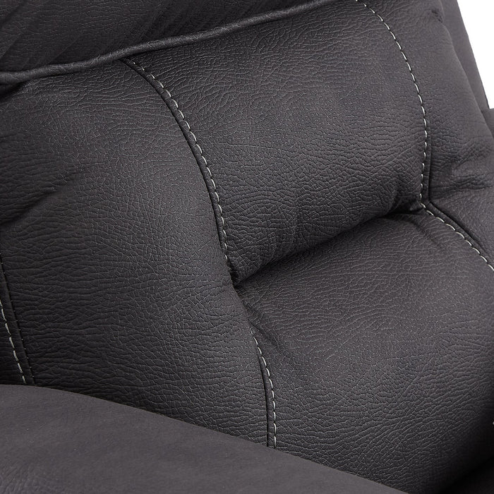 3 Seater Smart Tech Electric Recliner Cinema Sofa | Black Fabric | Florence