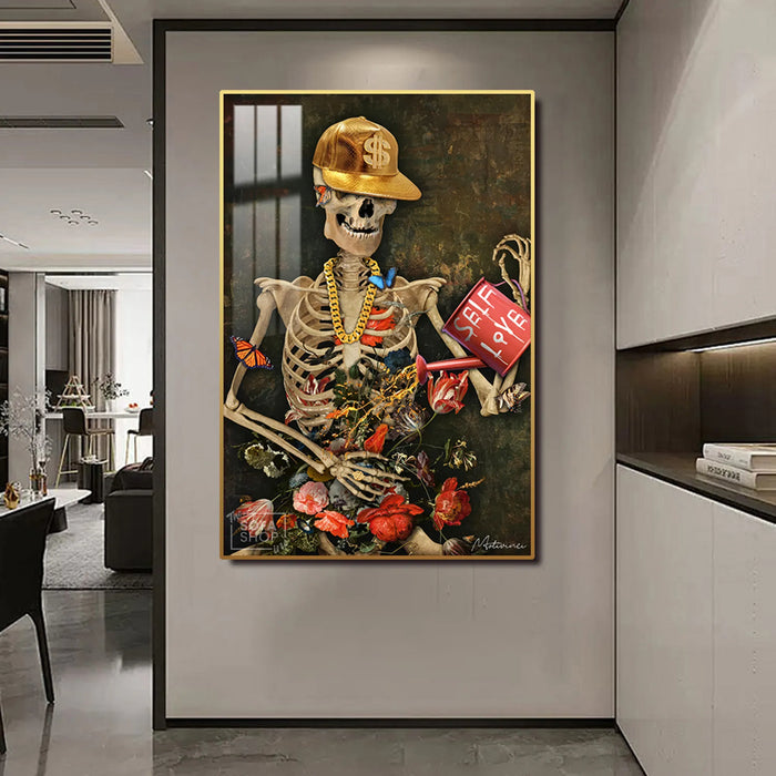 Beyond the Bones: Intriguing Skeleton Art for Your Walls