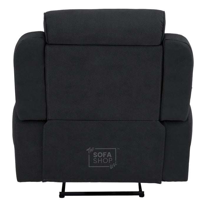 1 Seater Smart Tech Electric Recliner Cinema Chair | Charcoal Grey Fabric | Florence