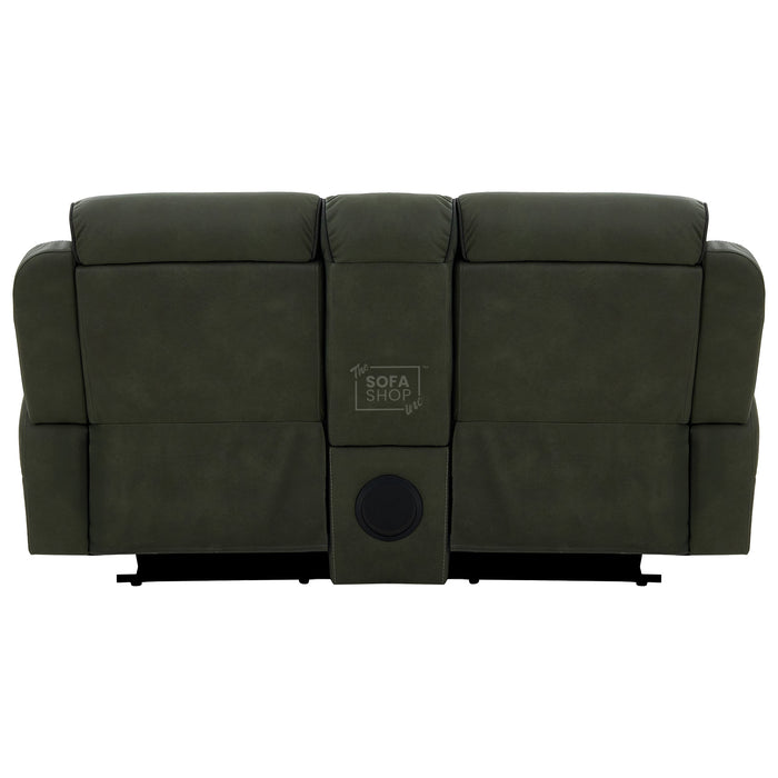 2 Seater Smart Tech Electric Recliner Cinema Sofa | Green Fabric | Florence