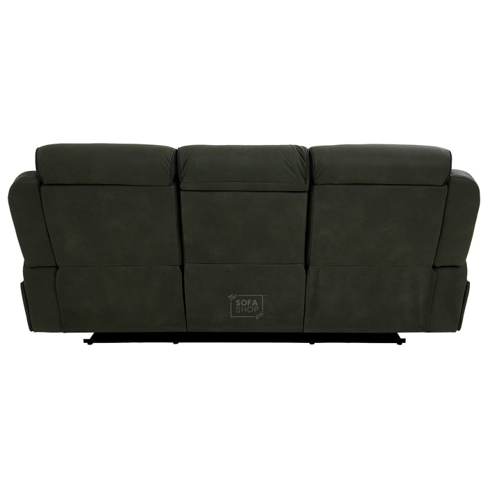 3 Seater Smart Tech Electric Recliner Cinema Sofa | Green Fabric | Florence