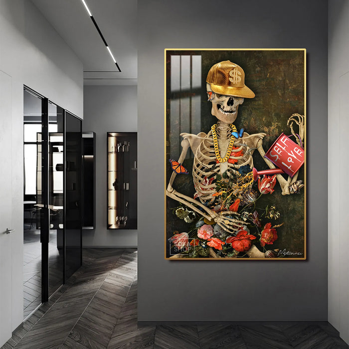 Beyond the Bones: Intriguing Skeleton Art for Your Walls