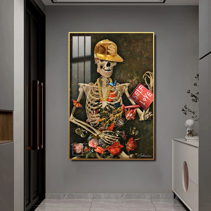 Beyond the Bones: Intriguing Skeleton Art for Your Walls