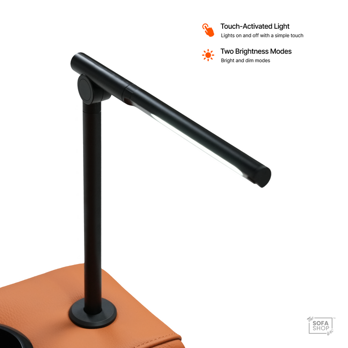 Short-Arm Reading Lamp for Power Grommet