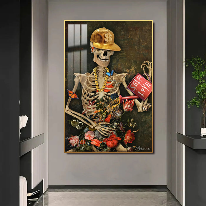 Beyond the Bones: Intriguing Skeleton Art for Your Walls