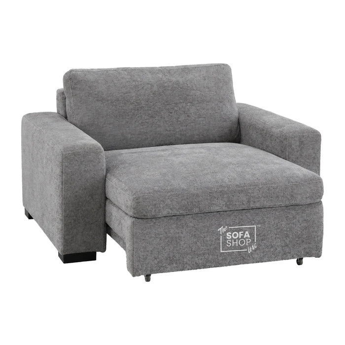 1 Wide Seat Electric Sliding Chair | Grey | Palma