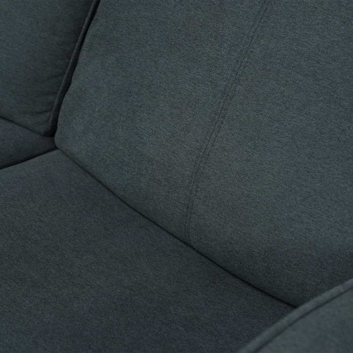 Manual Dark Grey Fabric 2 Seater | Stitching Ripped On RHF Seat And Mis Match | Parma | SHS 07 | The Sofa Shop