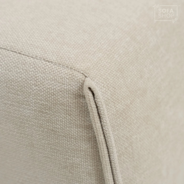 3 Seater Smart Electric Sofa | Beige Fabric | Sample | Cadenza