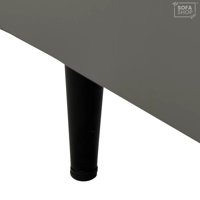 Slim Smart Nightstand | Fingerprint Lock + Wireless Charging | 25x40x45cm | Phoenix