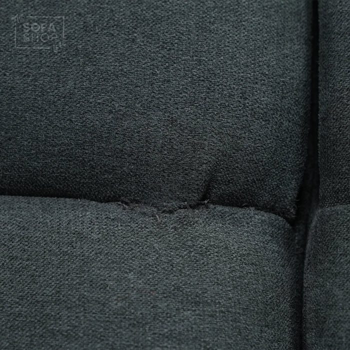 Manual Dark Grey Fabric 2 Seater | Stitching Ripped On RHF Seat And Mis Match | Parma | SHS 07 | The Sofa Shop