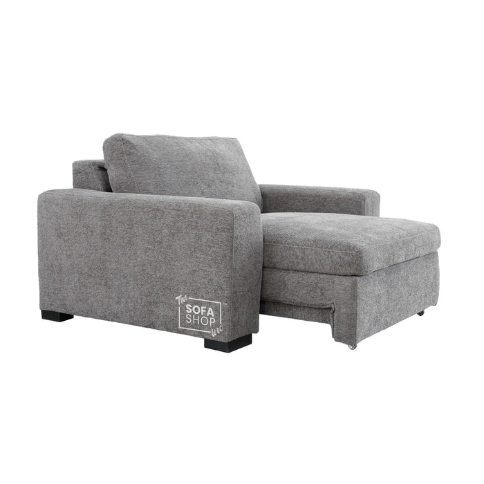 1 Wide Seat Electric Sliding Chair | Grey | Palma