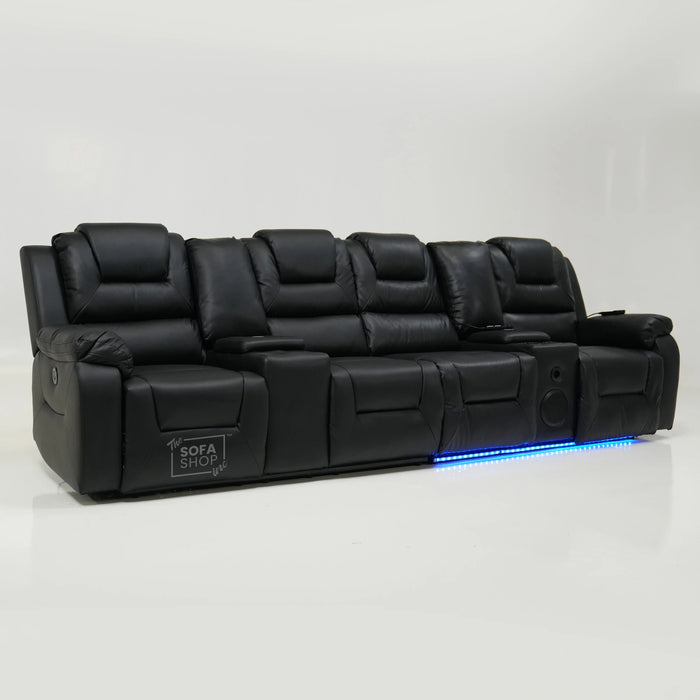 4 Seater Electric Recliner Sofa | Speakers & LED Lights Not Working | SS 07 | Vancouver