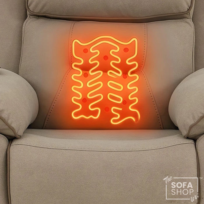1 Seater Smart Tech Electric Recliner Cinema Chair | Beige Fabric | Florence
