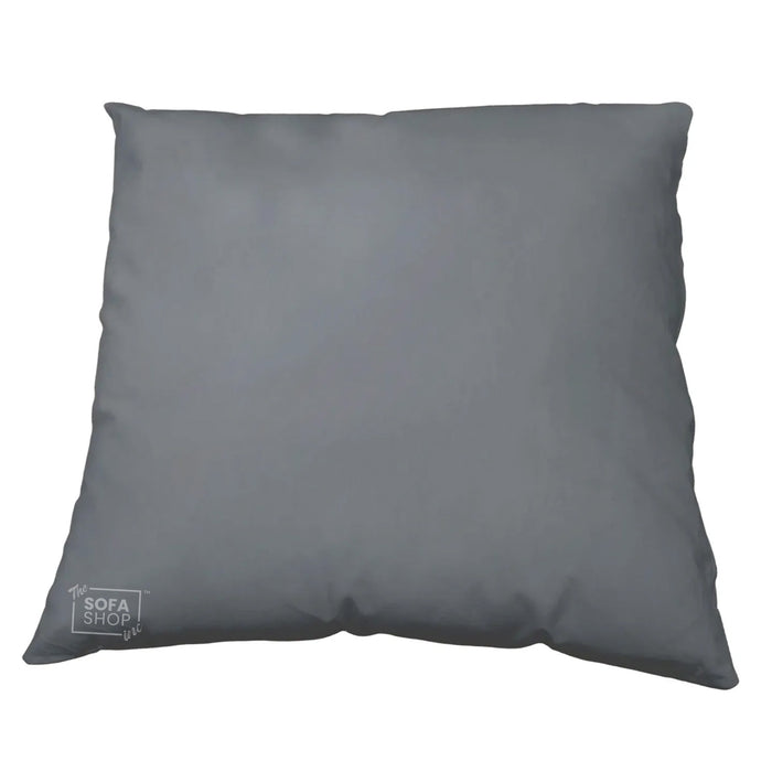 Grey Aesthetic Leather Cushion | 45x45cm
