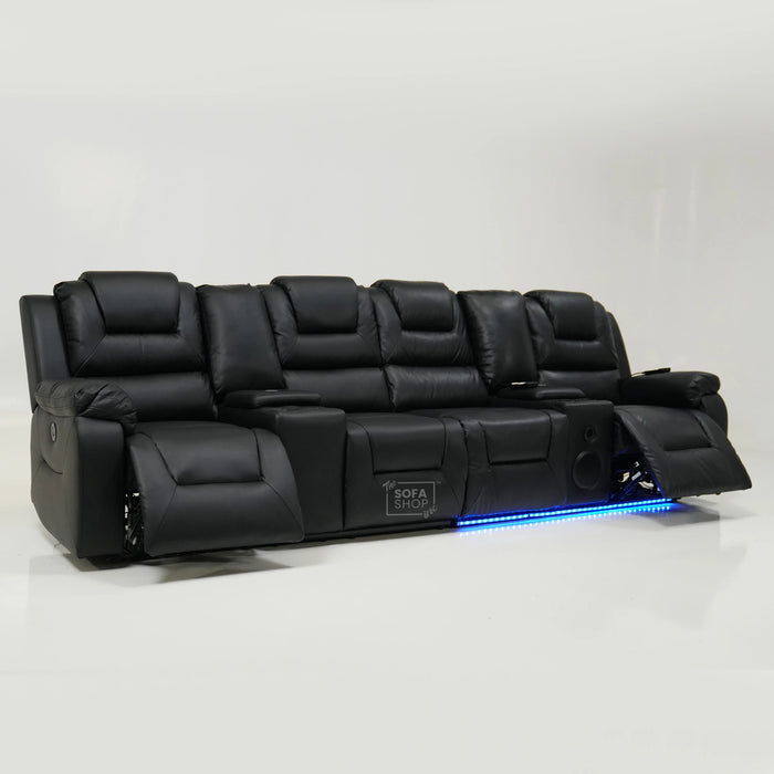 4 Seater Electric Recliner Sofa | Speakers & LED Lights Not Working | SS 07 | Vancouver