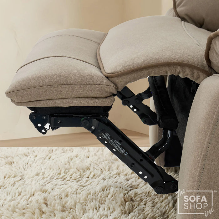 1 Seater Smart Tech Electric Recliner Cinema Chair | Beige Fabric | Florence