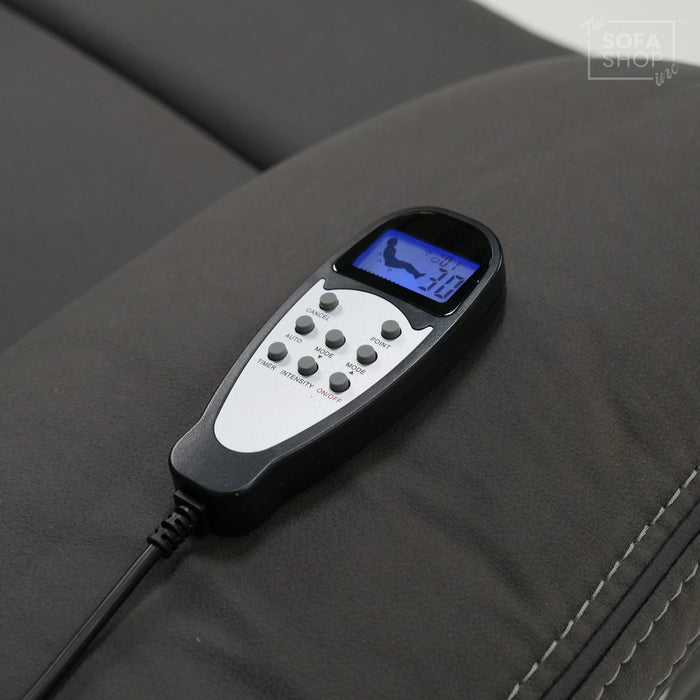 1 Seater Smart Tech Electric Recliner Cinema Chair | Grey Resilience Fabric | Sample | Vinsonova