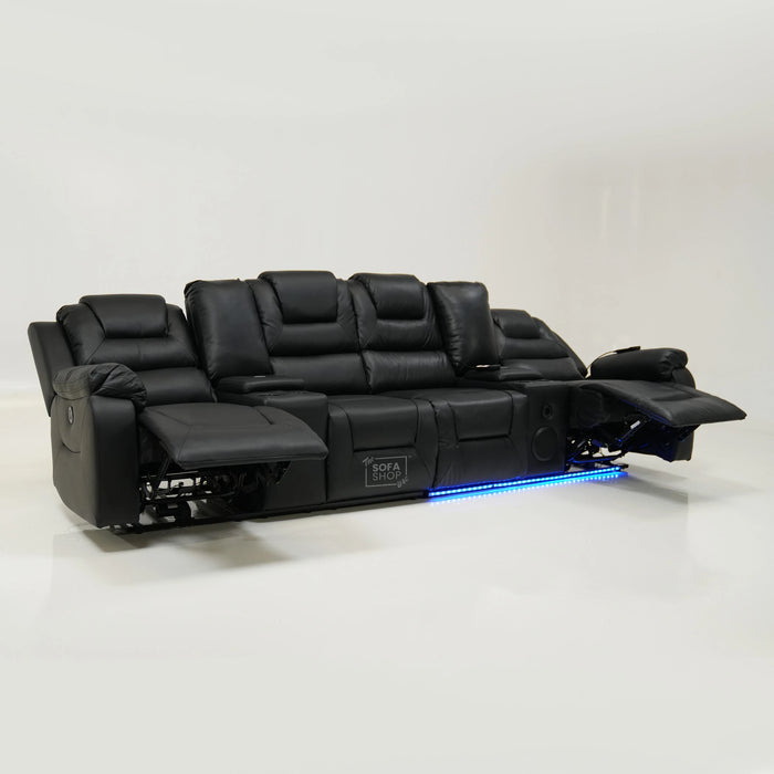 4 Seater Electric Recliner Sofa | Speakers & LED Lights Not Working | SS 07 | Vancouver