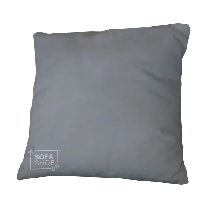 Grey Aesthetic Leather Cushion | 45x45cm
