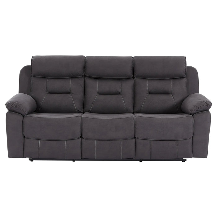 3 Seater Smart Tech Electric Recliner Cinema Sofa | Black Fabric | Florence