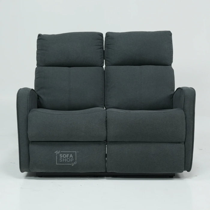 Manual Dark Grey Fabric 2 Seater | Stitching Ripped On RHF Seat And Mis Match | Parma | SHS 07 | The Sofa Shop