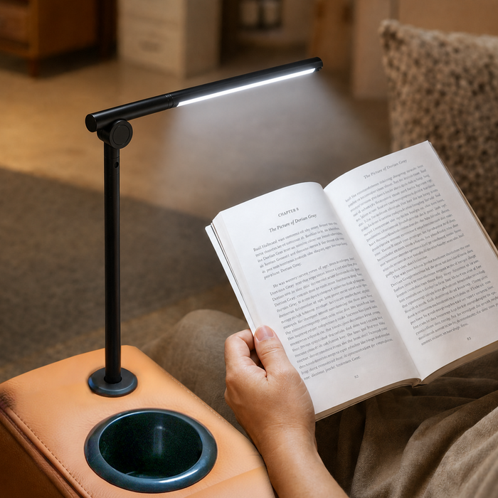 Adjustable LED Reading Lamp | Long | Black